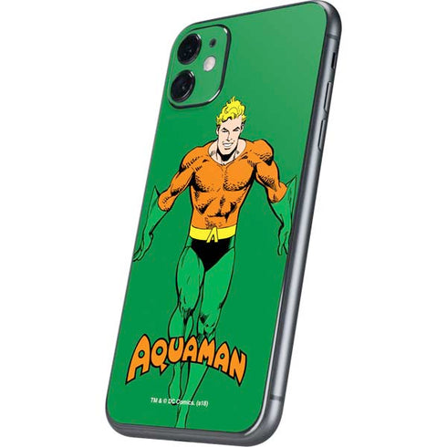 DC Comics Aquaman Classic Art Pose iPhone 11 Skin